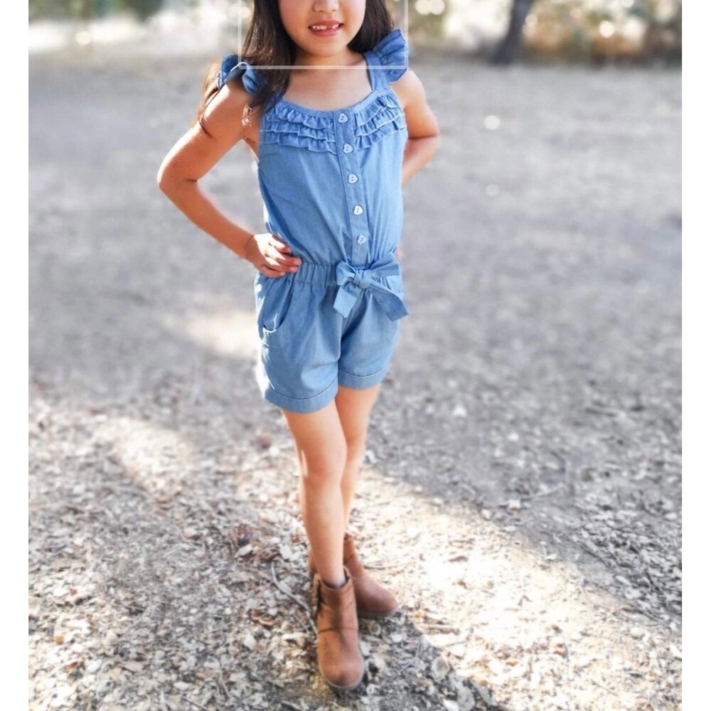 Jumpsuit blue 5T/6T shoe boots 13